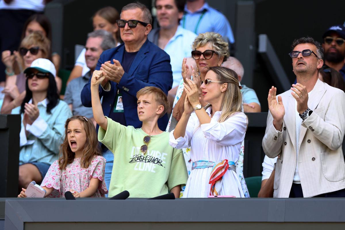 Rebecca MacDonald, prezentă în loja lui Novak Djokovic la Wimbledon