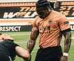 Wolves s-a calificat în sferturile de finală din Europa League după succesul de aseară cu Olympiakos (1-0, 2-1 la general). Adama Traore a fost integralist // Sursă foto: Twitter