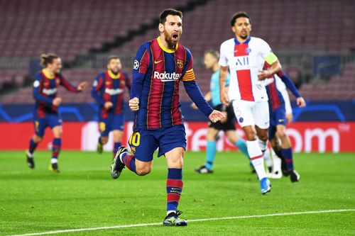 Lionel Messi, într-un meci vs. PSG // foto: Guliver/gettyimages