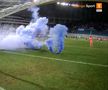 FOTO Gol Hanca în FCU Craiova - CSU Craiova și torțe aruncate de fani 07.08.2022