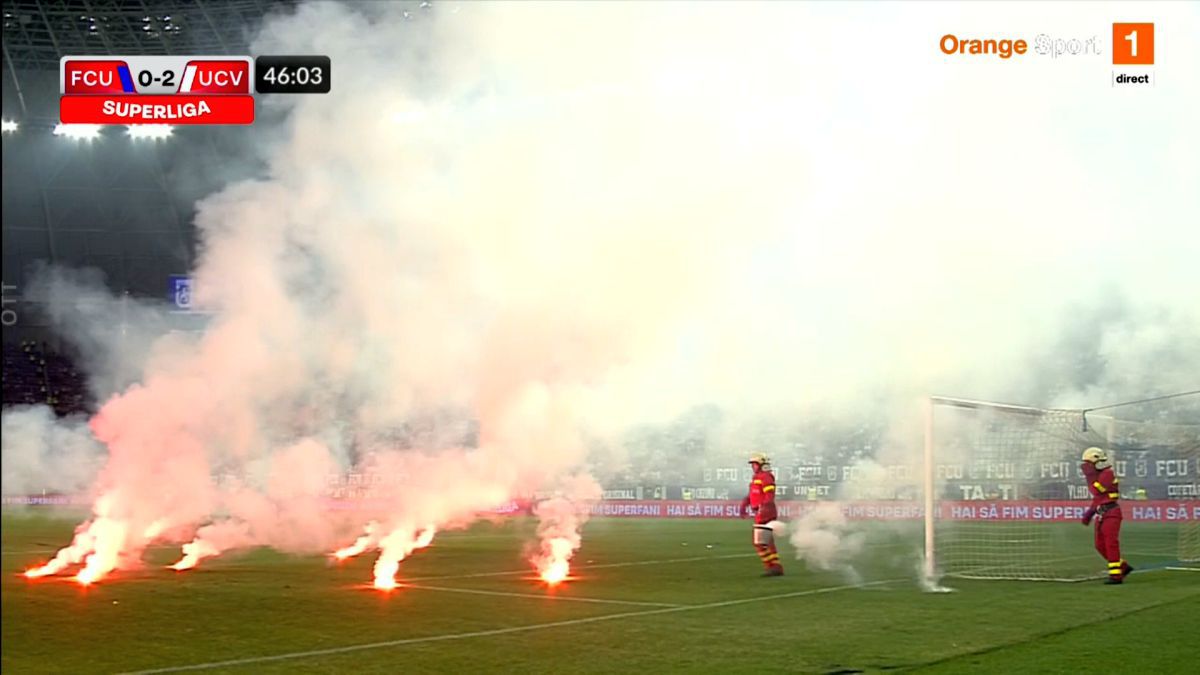 Interziși după comportamentul din derby-ul FCU - CS Universitatea Craiova! Măsurile anunțate de Jandarmeria Română