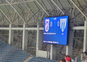 Ironii pe „Ion Oblemenco”, înaintea derby-ului Băniei » Cum a fost prezentată CS Universitatea de crainic