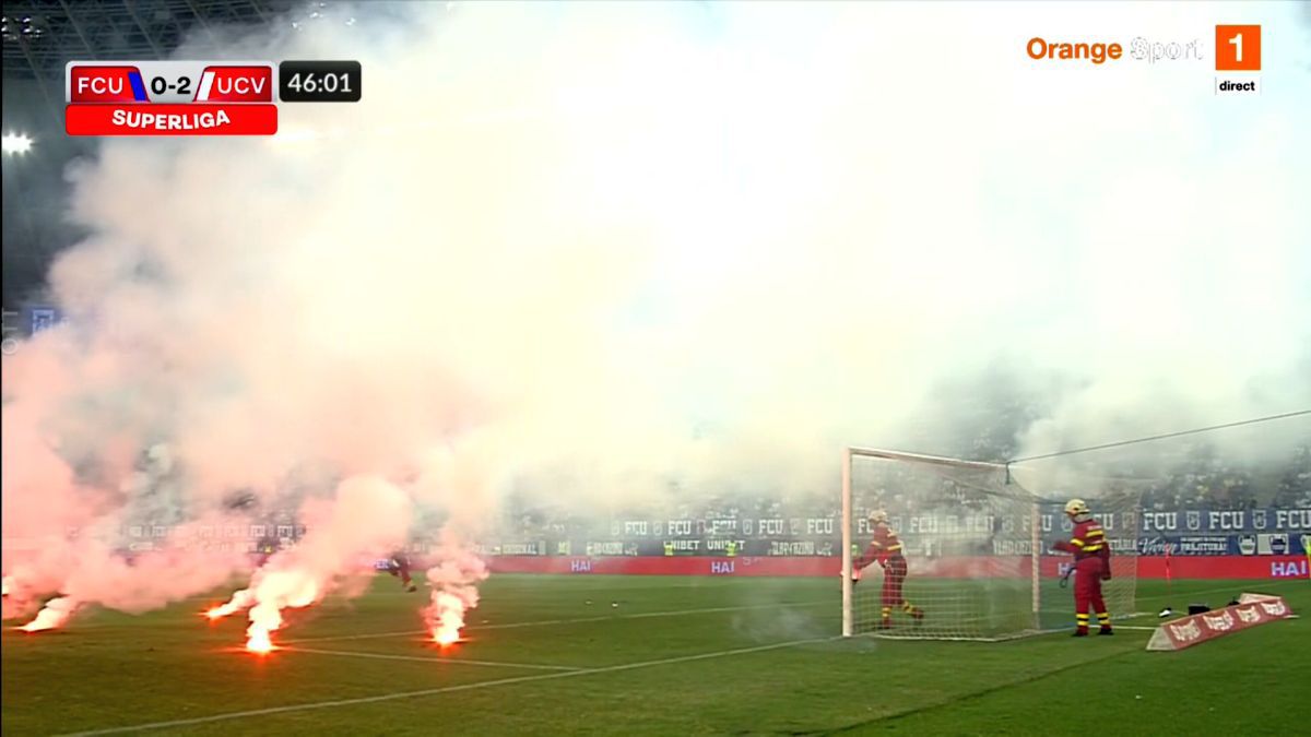 Interziși după comportamentul din derby-ul FCU - CS Universitatea Craiova! Măsurile anunțate de Jandarmeria Română