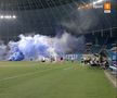 FOTO Gol Hanca în FCU Craiova - CSU Craiova și torțe aruncate de fani 07.08.2022