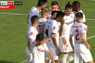 Chindia Târgoviște - CFR Cluj 0-2 » Ardelenii se impun la finalul unui meci cu scântei. Dan Petrescu și doi jucători ai campioanei au fost eliminați!