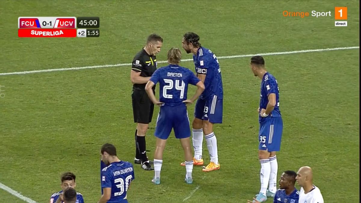 Istvan Kovacs, corectat de VAR » Arbitrul nu văzuse un penalty clar în derby-ul Craiovei, dar a dictat apoi unul care n-a fost