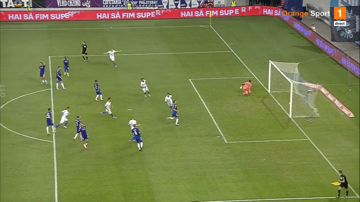 Momentul ratat de camerele TV » Ce s-a întâmplat după golul marcat Hanca în derby-ul cu FCU Craiova