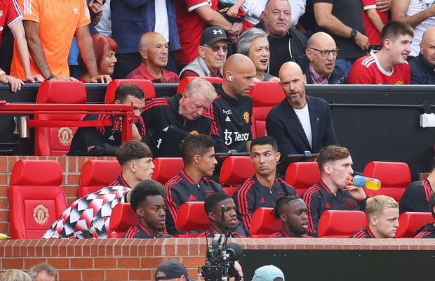 Cum a fost surprins Cristiano Ronaldo pe bancă, în Manchester United - Brighton: „De ce m-am întors?!” + Ironizat de Roy Keane: „Mă bucur că n-a plecat mai devreme”