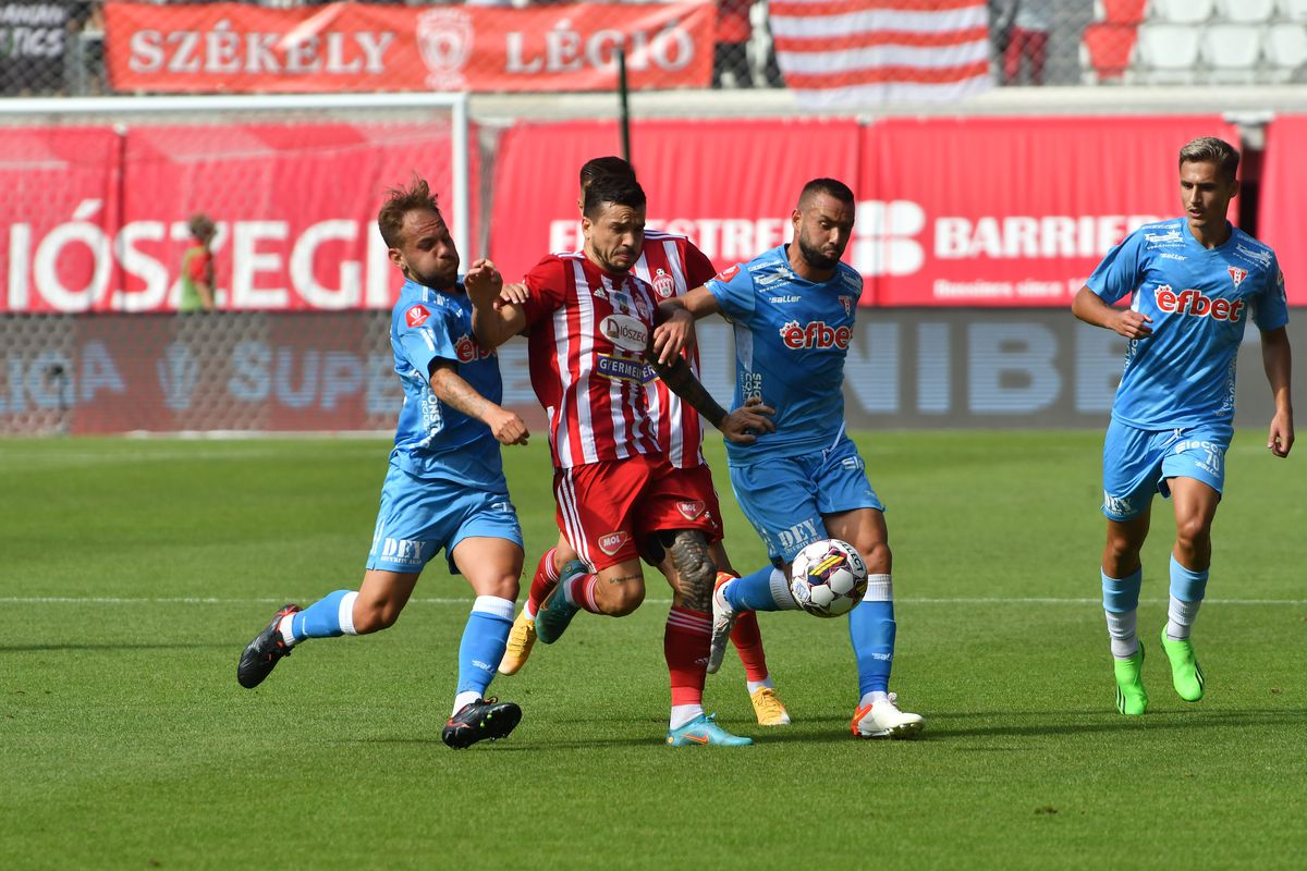 S-au anulat reciproc! Sepsi și UTA, egal alb. Oaspeții au evoluat în inferioritate numerică pe final