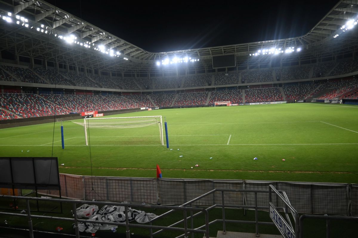 FOTO Stadionul Ghencea după FCSB - CFR Cluj
