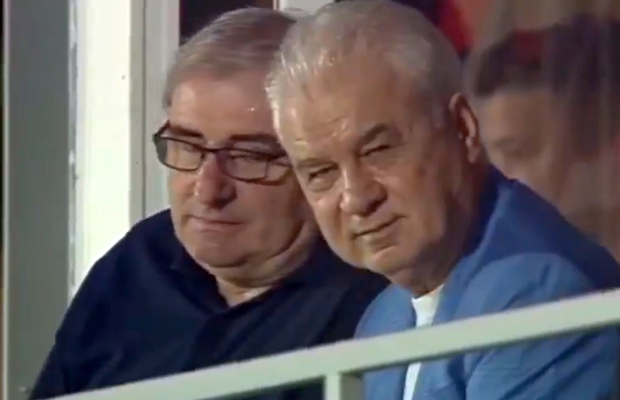 Apariție RARĂ la Voluntari - Rapid: cine a fost prezent în tribune alături de Iordănescu și Stoichiță