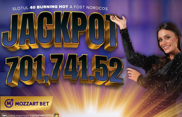 Câștig istoric, obținut cu doar 2 lei, la cazinoul Mozzart Bet!