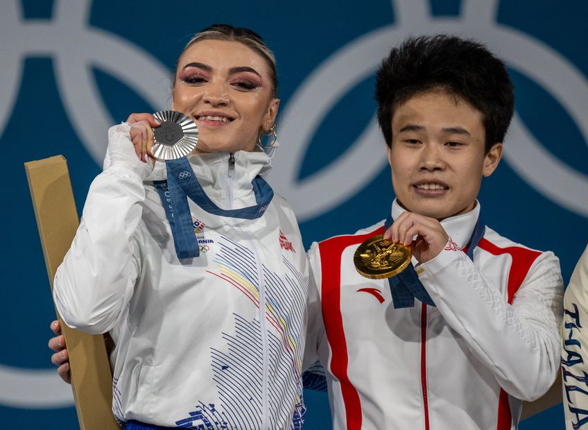 Mihaela Cambei argint la Jocurile Olimpice de la Paris 2024, aur pentru Zhihui Hou Foto: Raed Krishan (Paris)