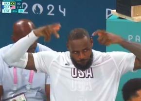 Moment stânjenitor pentru LeBron James la Jocurile Olimpice » S-a ridicat și a salutat, crezând că e aclamat! Ce strigau, în realitate, fanii