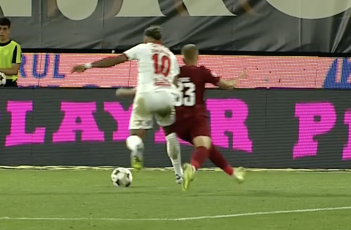 Penalty refuzat pentru CFR Cluj în meciul cu Braga