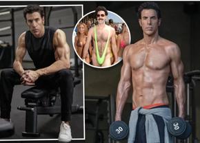 „Acesta nu e AI. Arăt așa de-adevăratelea!” » Actorul Sacha Baron Cohen e absolut de nerecunoscut: s-a „blindat” de mușchi, imaginile sunt incredibile