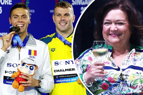 Gina Rinehart, cea mai bogată persoană din Australia, care are afaceri în zona mineritului, fotomontaj: Diana Vasilescu