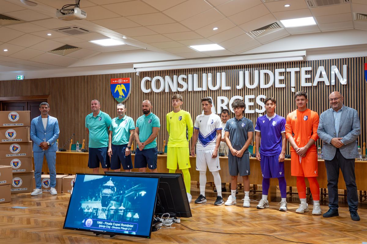 FC Argeș - echipamente Consiliul Judetean