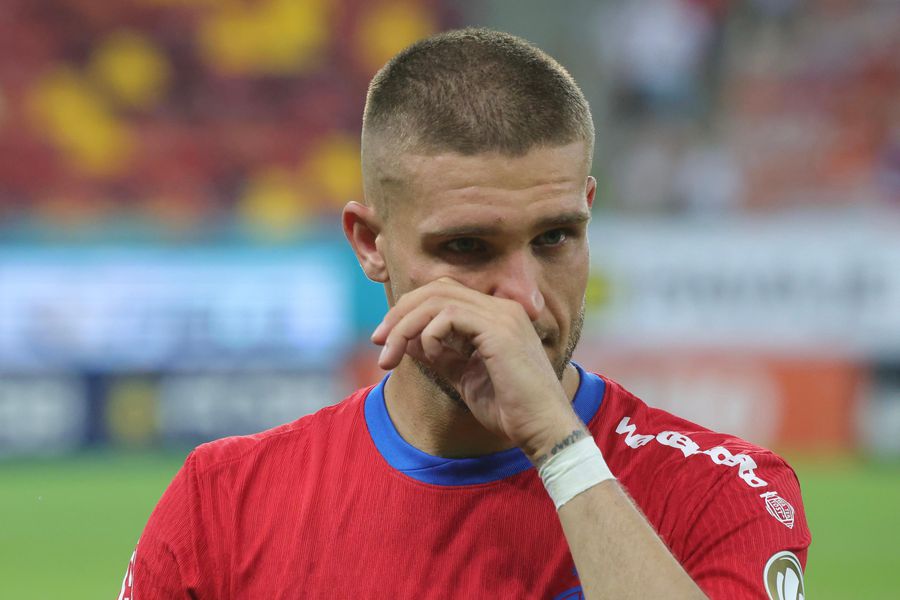 Momente emoționante pe Arena Națională cu Daniel Bîrligea, la finalul victoriei cu Drita, 3-2. „Am văzut acum o parte din fericire care m-a făcut să plâng” Nebunii de la FCSB