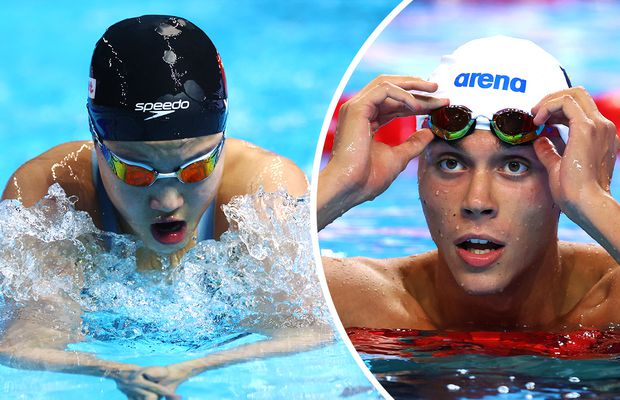 Declarație emoționantă despre David Popovici, făcută de sportiva de 12 ani care a impresionat la Mondiale! Cum i-a răspuns campionul din România