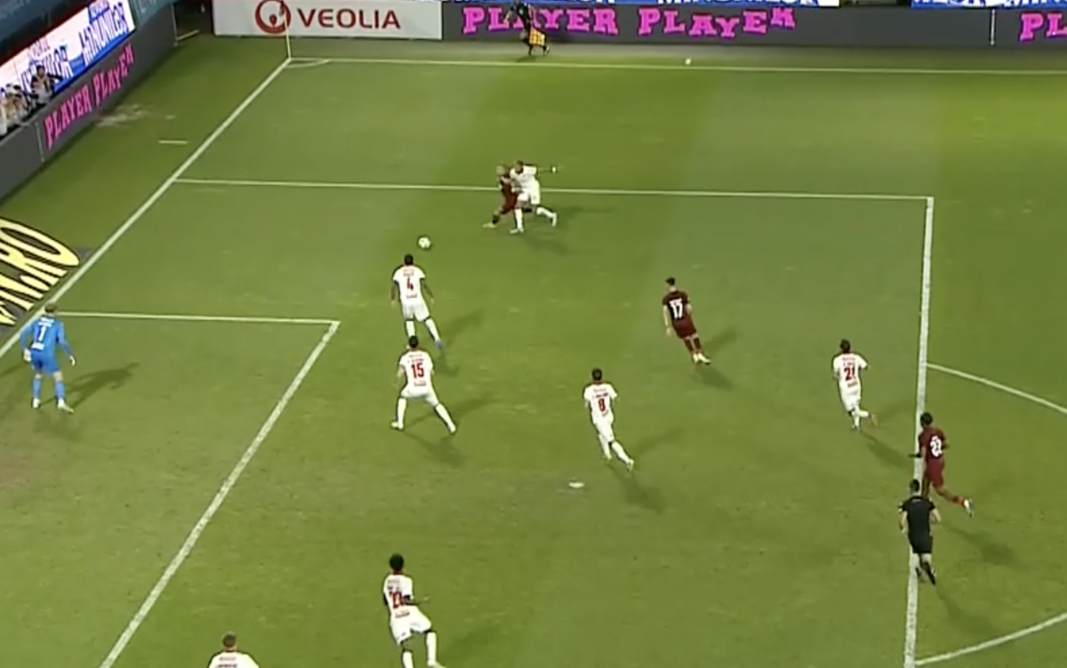 Penalty refuzat pentru CFR Cluj în meciul cu Braga