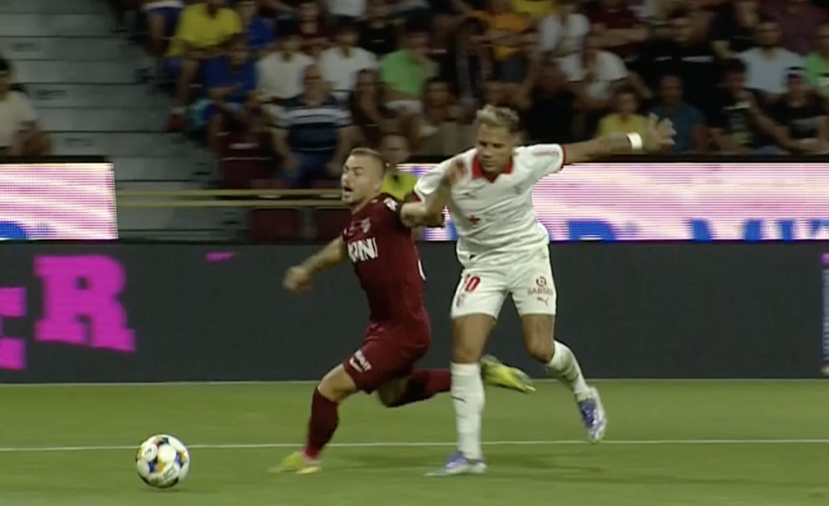 Penalty refuzat pentru CFR Cluj în meciul cu Braga