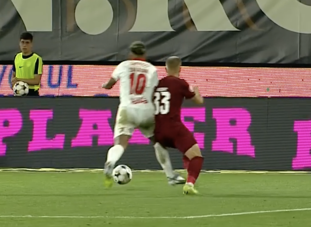 Penalty refuzat pentru CFR Cluj în meciul cu Braga