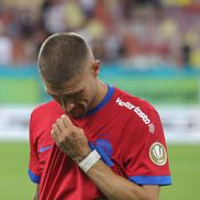 Momente emoționante pe Arena Națională cu Daniel Bîrligea și Antonia Salanță. Foto: Ionuț Iordache (GSP.RO)