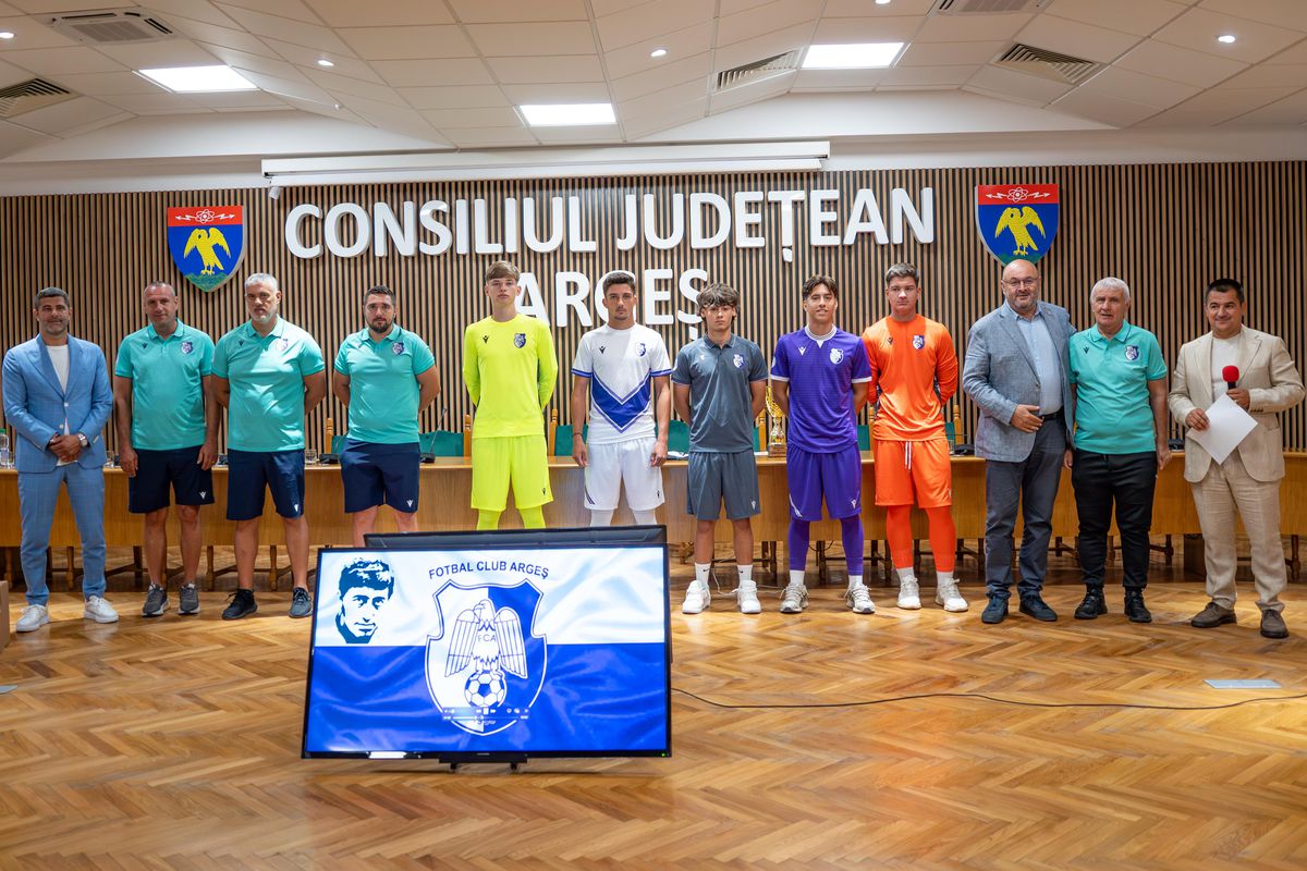 FC Argeș - echipamente Consiliul Judetean