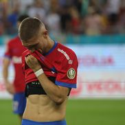 Momente emoționante pe Arena Națională cu Daniel Bîrligea și Antonia Salanță. Foto: Ionuț Iordache (GSP.RO)