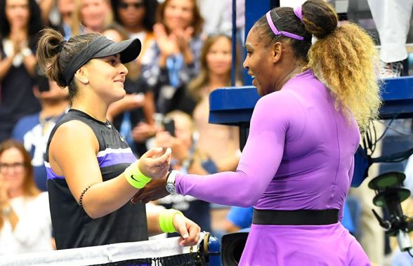 BIANCA ANDREESCU - SERENA WILLIAMS 6-3, 7-5 // VIDEO Bianca i-a cucerit pe americani cu declarațiile despre Serena: „E minunat să fiu alături de o legendă a tenisului. Știu că voiați să câștige ea, îmi pare rău!”