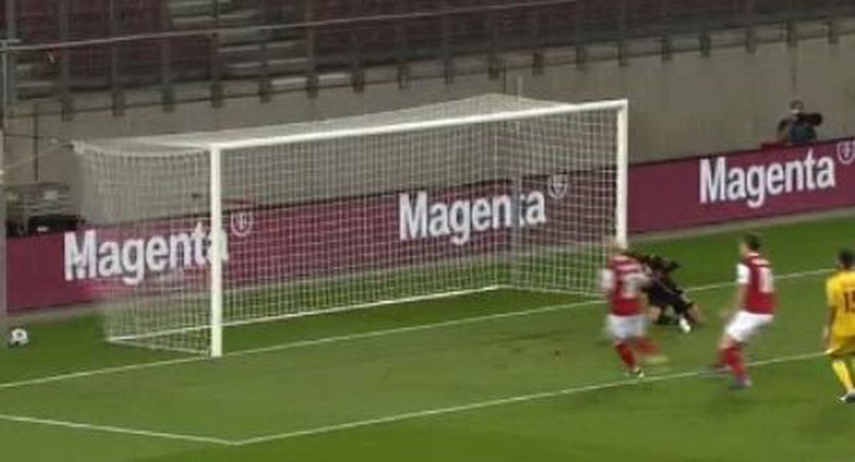 Austria - România gol Baumgartner