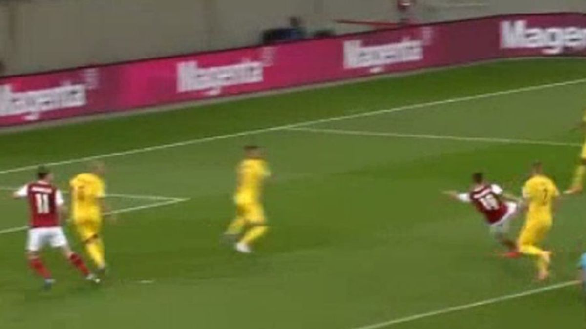 Austria - România gol Baumgartner