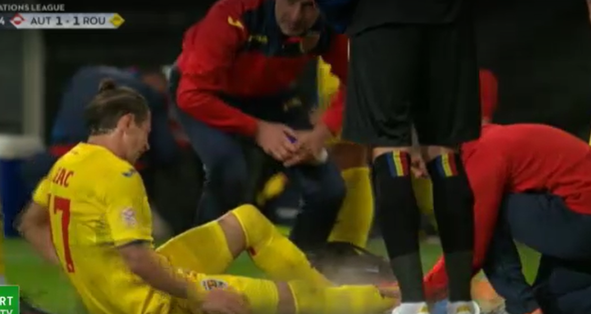 AUSTRIA - ROMÂNIA 2-3. Ciprian Deac, scos pe brațe de pe teren! Un debutant i-a luat locul