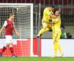România a învins-o pe Austria, scor 3-1 (Baumgartner '17, Onisiwo '81 / Alibec '3, Grigore '51, Maxim '69), în a doua rundă din grupele Ligii Națiunilor.