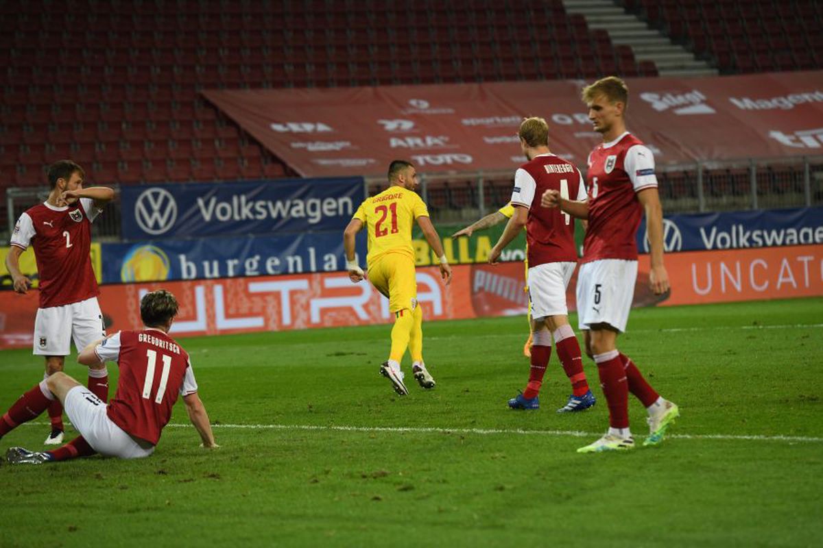 Austria - România gol Baumgartner