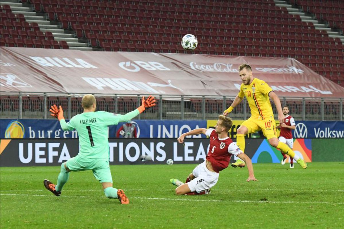 AUSTRIA - ROMÂNIA 2-3. Alexandru Maxim are planuri mari după succesul de la Klagenfurt: „Îmi doresc să particip la EURO cu naționala!”