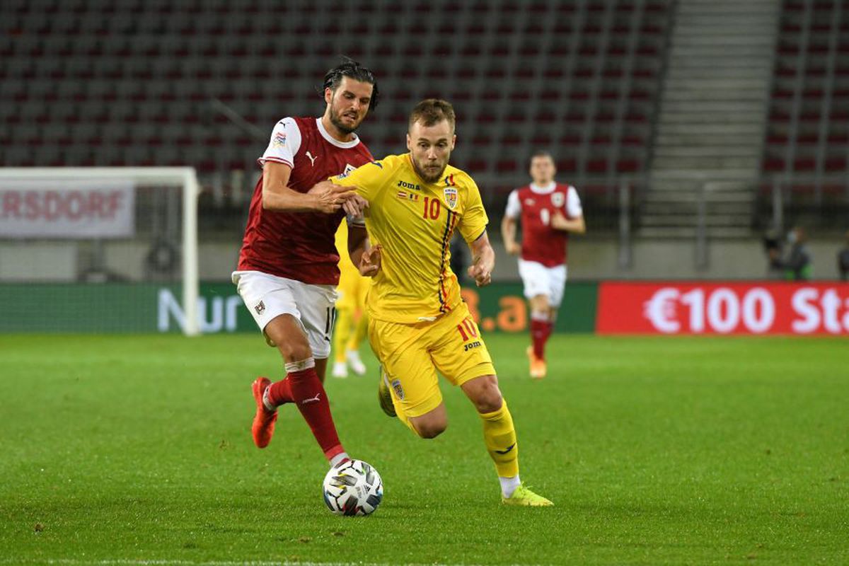 AUSTRIA - ROMÂNIA 2-3. Alexandru Maxim are planuri mari după succesul de la Klagenfurt: „Îmi doresc să particip la EURO cu naționala!”