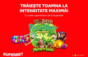 Pentru o săptămână cu acțiune, descoperă acum noile supersloturi de pe platforma Superbet!