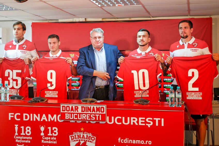 Primele transferuri prezentate de Dinamo // foto: Facebook @ FC Dinamo Bucuresti