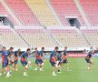 Antrenamentul oficial al României la Skopje, cu 17 fotbaliști » Rădoi s-a băgat la joc + Ultimele detalii de la trimișii GSP