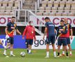 Antrenamentul oficial al României la Skopje, cu 17 fotbaliști » Rădoi s-a băgat la joc + Ultimele detalii de la trimișii GSP