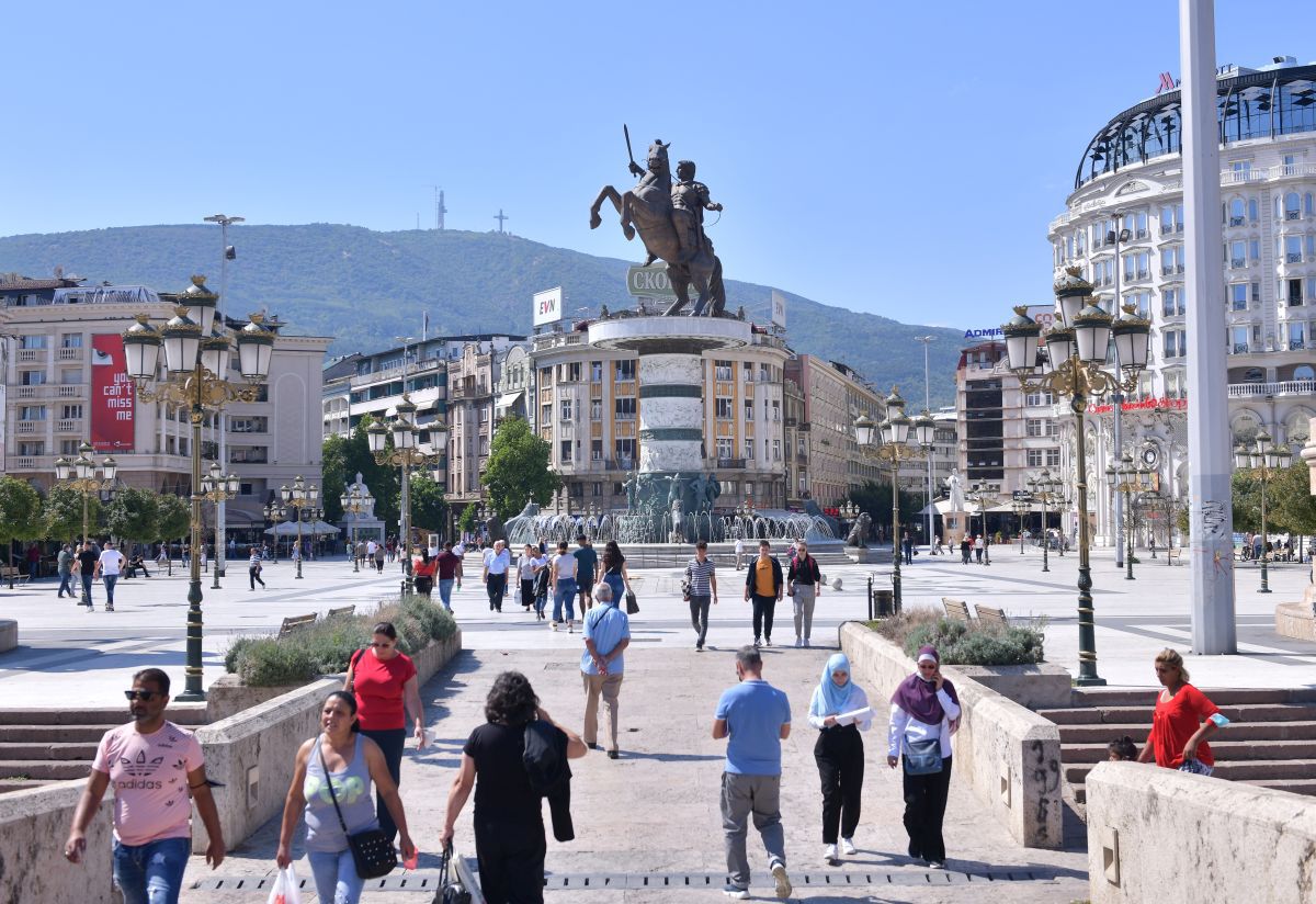FOTO Skopje, reportaj din oraș 08.09.2021