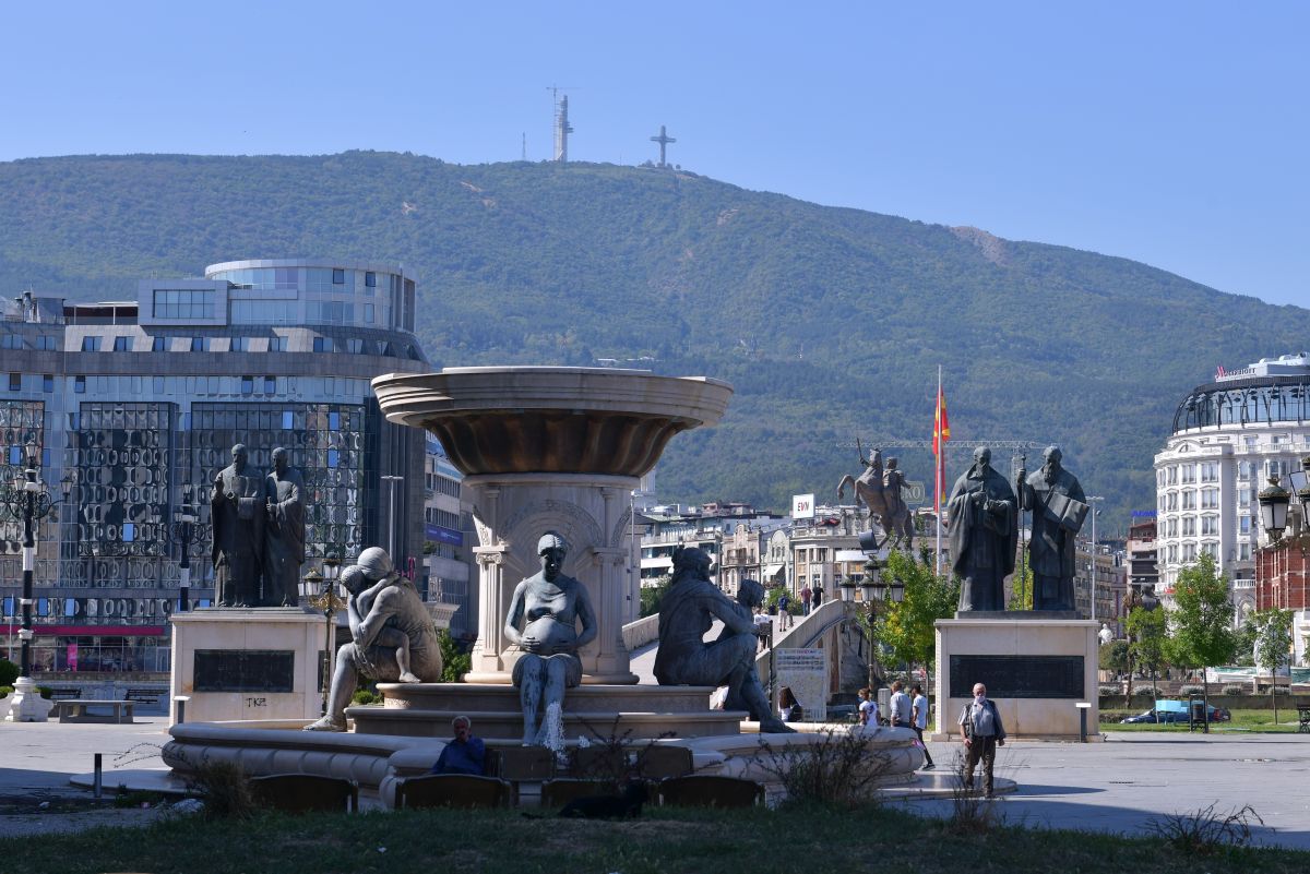 FOTO Skopje, reportaj din oraș 08.09.2021