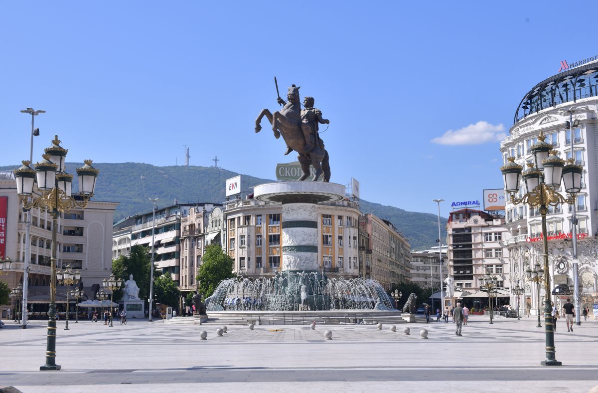 FOTO Skopje, reportaj din oraș 08.09.2021