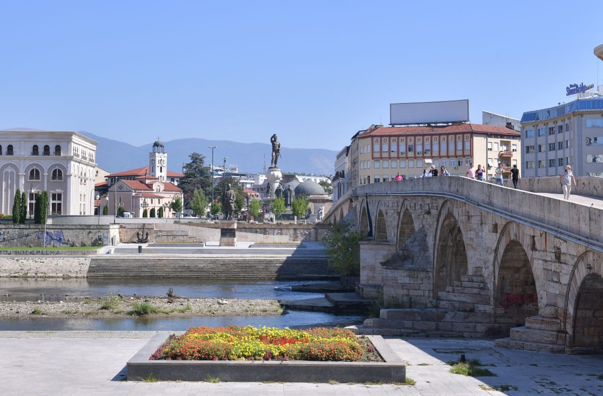 FOTO Skopje, reportaj din oraș 08.09.2021