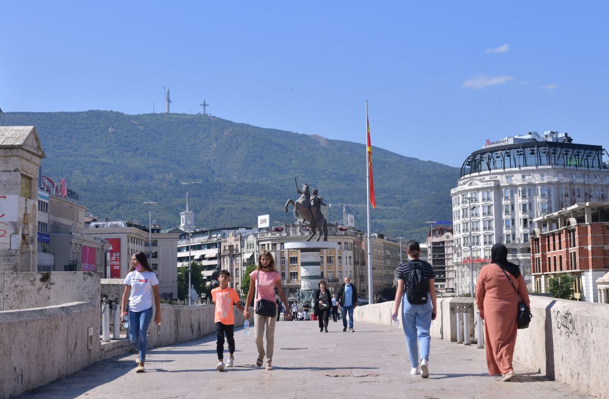 FOTO Skopje, reportaj din oraș 08.09.2021