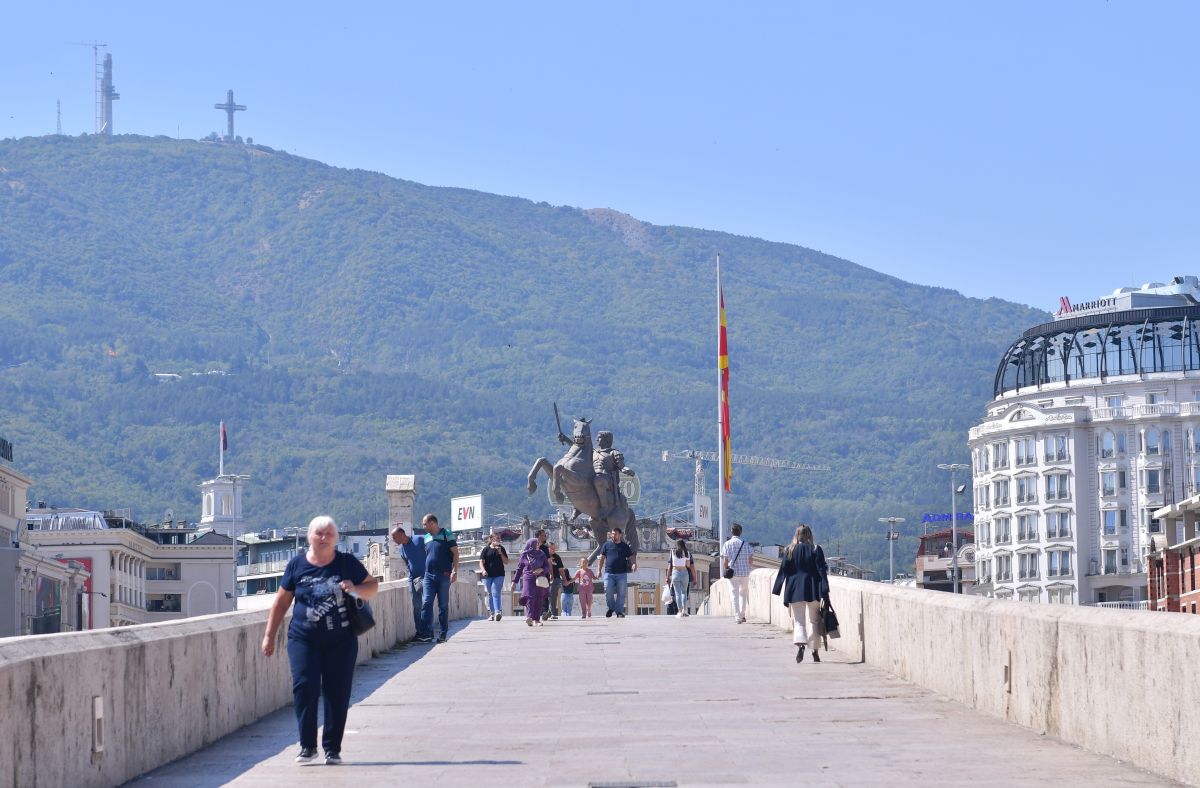 FOTO Skopje, reportaj din oraș 08.09.2021