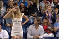 Cine e blonda care a făcut spectacol la US Open » A fost aplaudată la scenă deschisă