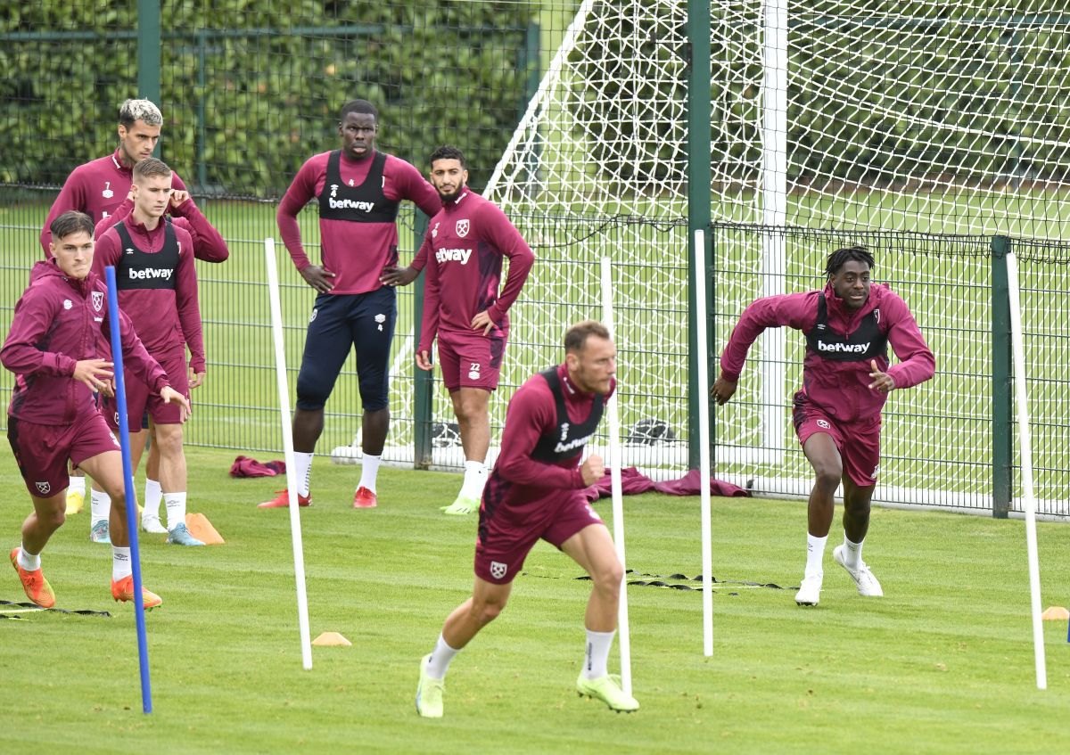 Antrenament West Ham, înainte de meciul cu FCSB